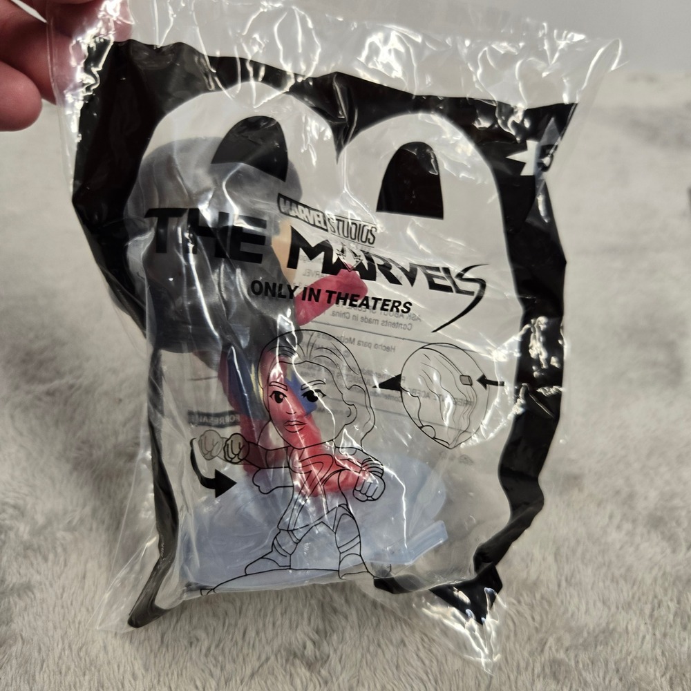 McDonalds Happy Meal Toy The Marvels Ms Marvel Figure Sealed 2023 MCU